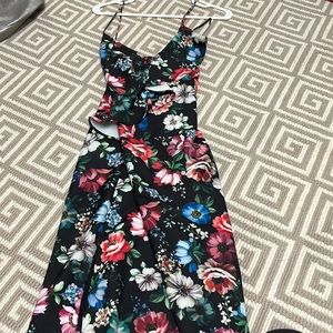 Black Halo Floral Dress